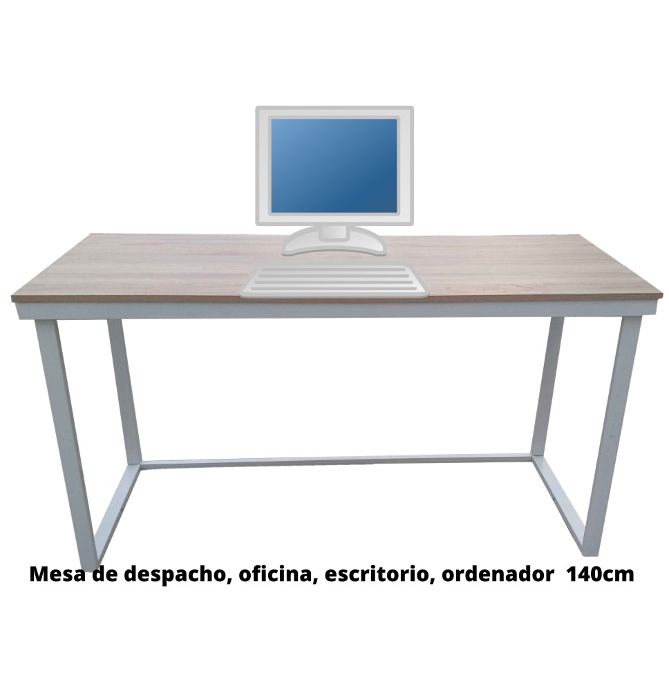 Mesa Despacho, oficina, escritorio, ordenador 140cm modelo Sintra