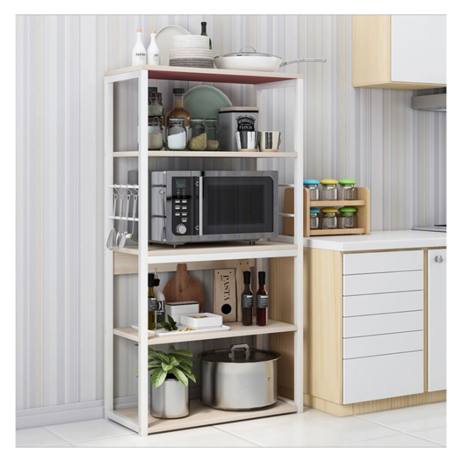 https://meyvaser.com/8227-Niara-Mod_thickbox/estanteria-de-cocina-alta-con-marco-de-metal-blanco-estante-para-microondas-50x30x130-cm-color-natural-y-blanco2x.jpg