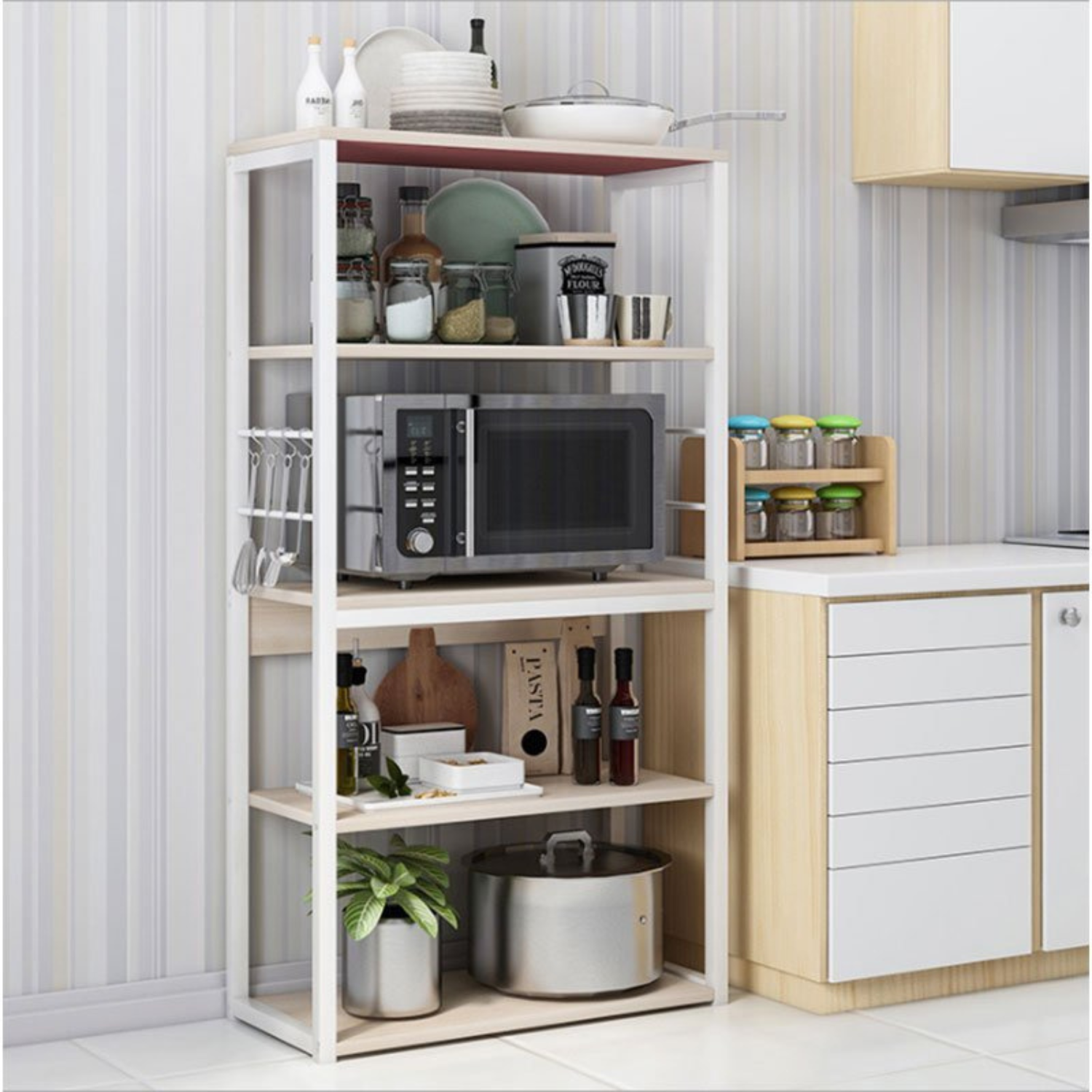 https://meyvaser.com/8227/estanteria-de-cocina-alta-con-marco-de-metal-blanco-estante-para-microondas-50x30x130-cm-color-natural-y-blanco.jpg